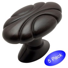  5 Pack Cosmas Oil Rubbed Bronze Cabinet Knobs 7783ORB