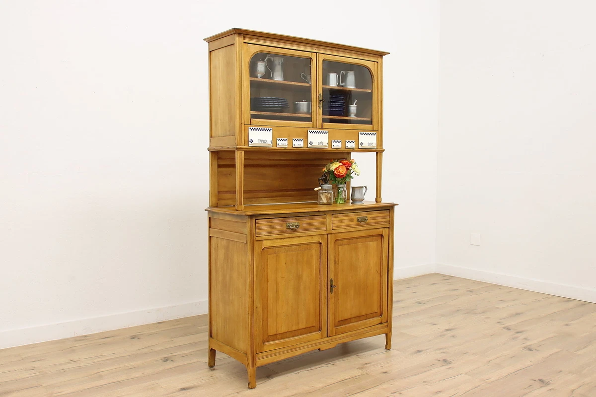 Antique kitchen sale pantry cabinet