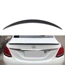 Real Carbon Fiber Rear Trunk Lip Spoiler Wing For Benz C-Class w205  2014-2019