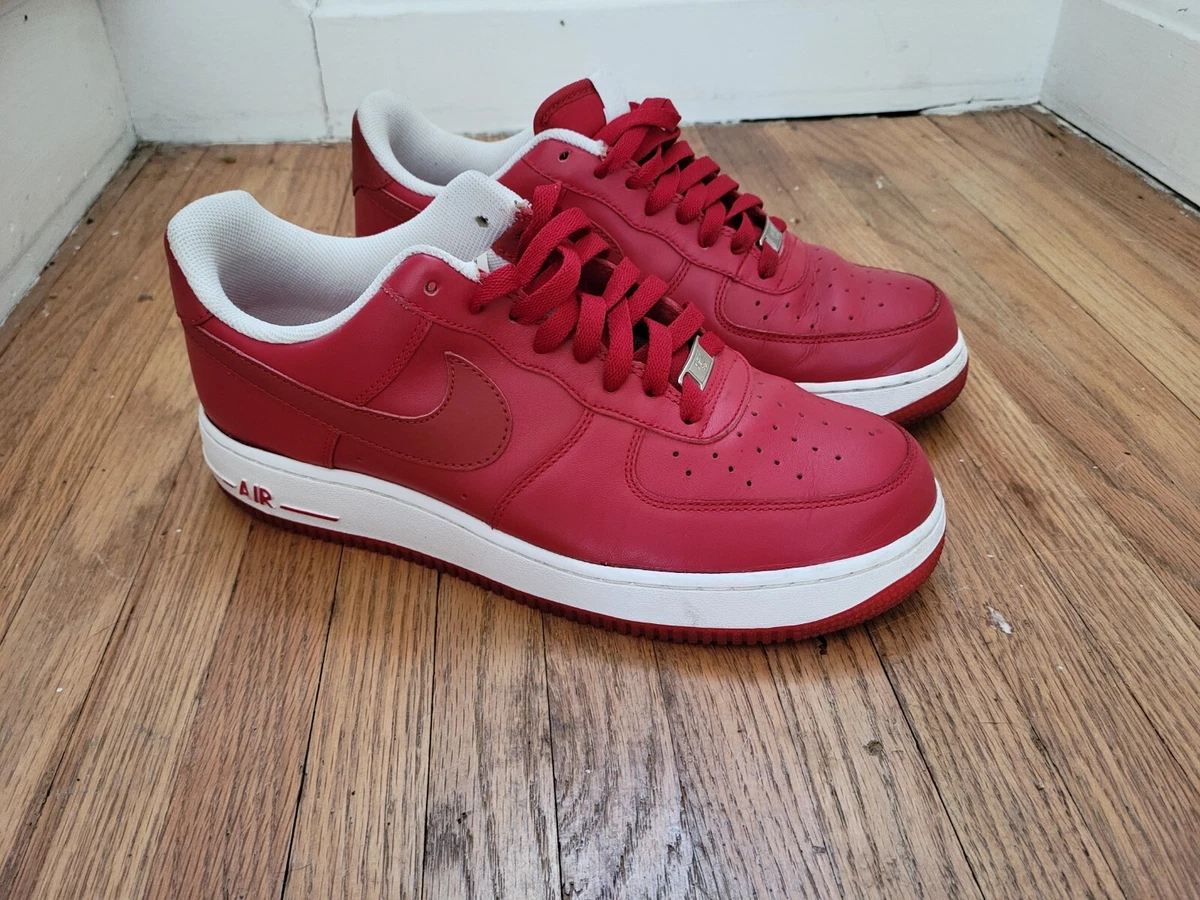 white air force 1 with red bottoms