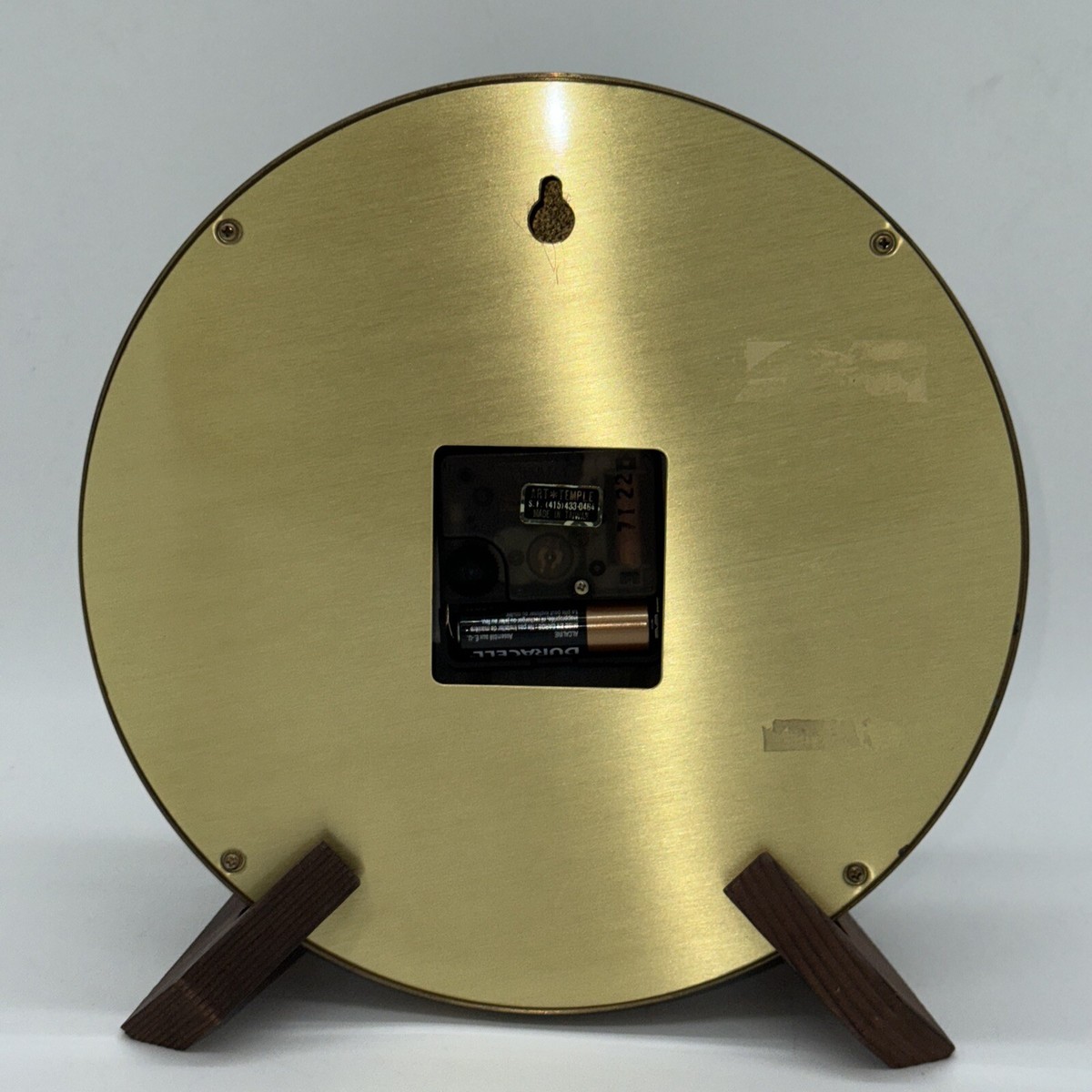 Vintage Art Temple Brass Ship Porthole Nautical Wall Clock Working