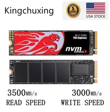 Kingchuxing NVMe M.2 SSD 2TB PCIe Gen 3 x4 Internal Solid State Drive LOT