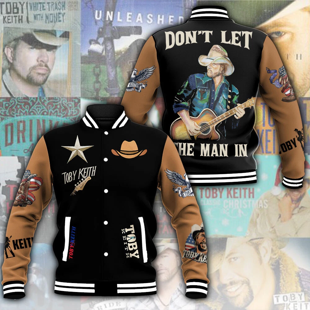 Toby Keith Music Baseball Jacket For Fan