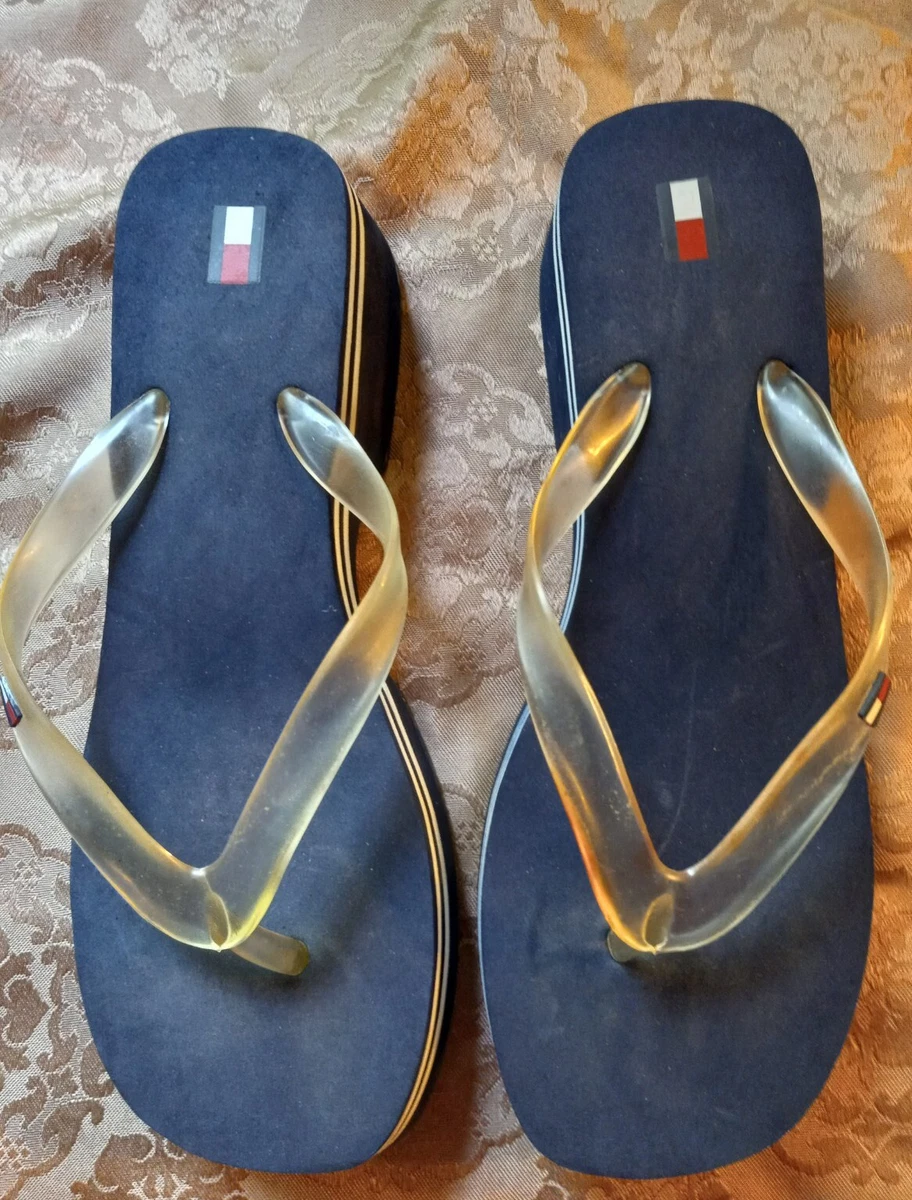 Hilfiger Platform Flip Flops Size 10 Summer Sandal | eBay