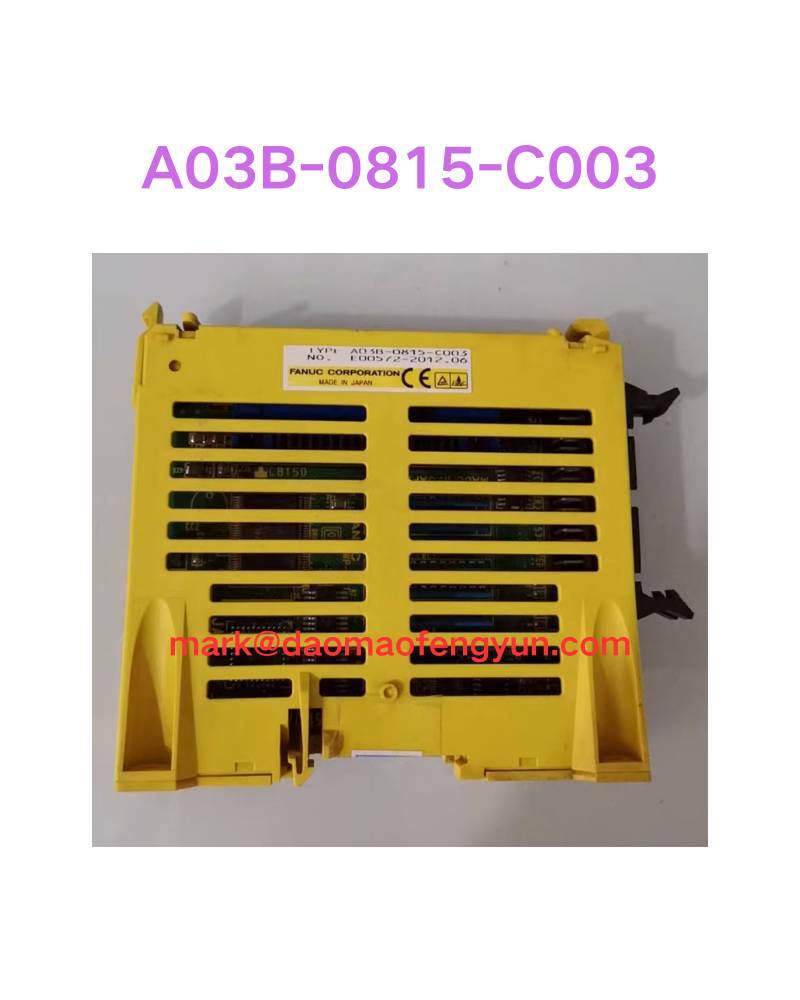A03B-0815-C003 Used IO board Tested OK,Fast Shipping,DHL/FEDEX/UPS 