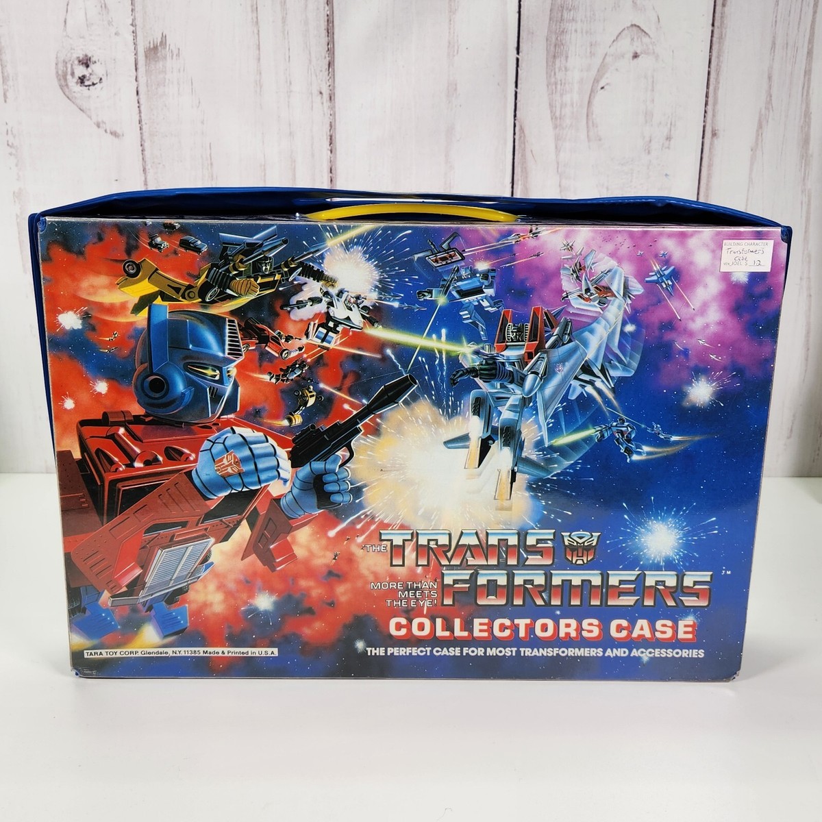 Vintage Transformers 1984 Collectors Carrying Case Tara Toy Corp