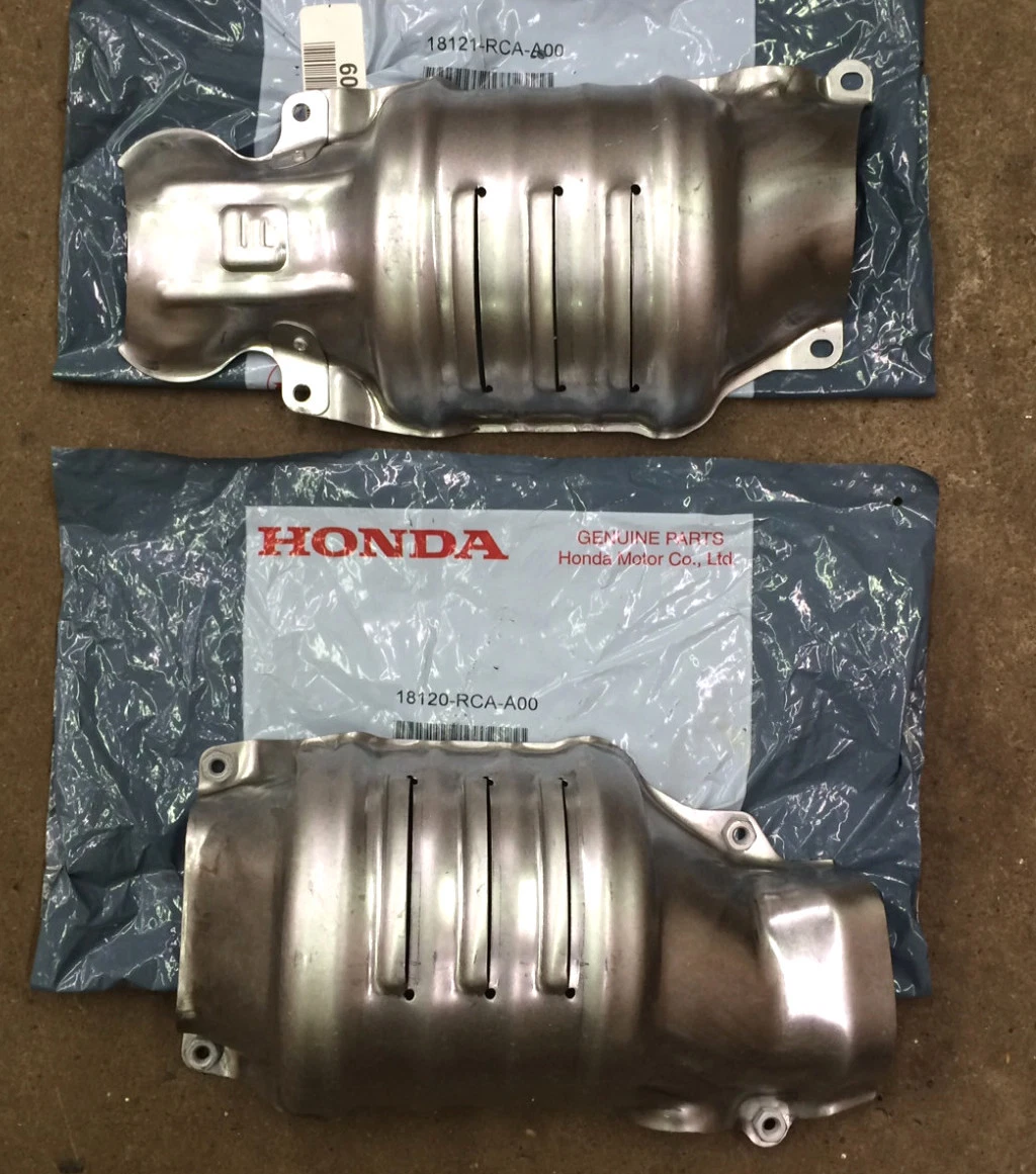 Genuine OEM Honda Front V6 Engine Compartment Catalytic Converter Heat  Shields | eBay
