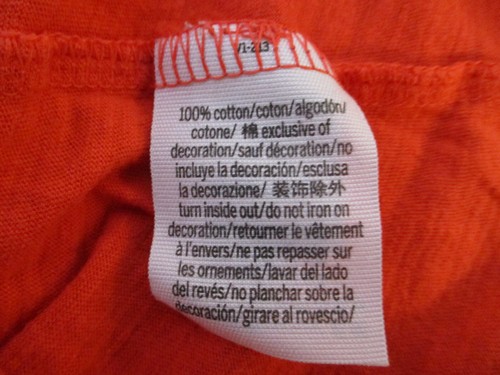 Women's PINK Victoria's Secret Red Extra Spicy Tee Shirt Size Extra Small - Picture 9 of 9