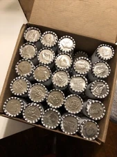 10 Roll Of Bank Rolled Halves