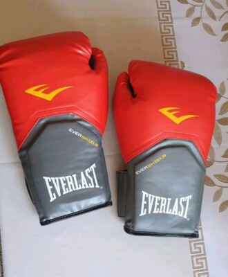 Everlast Pro Style Elite Training Boxing Gloves- Red 14 Oz 