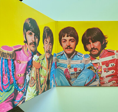 MARBLE VINYL Vtg 1978 THE BEATLES Album SGT PEPPERS Rare CANADA