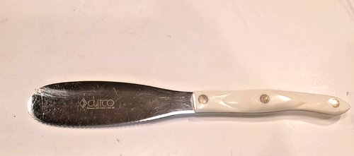 Cutco Streuer 1768 JB Made In USA Olean New York White Pearl Griff Wellenschliff
