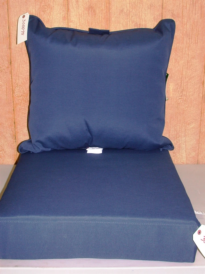 Outdoor Deep Seat Cushion Set ~ River Rock Stripe 22.5x22.5x8 / 23.5x23.5x6  NEW - Image 2 of 4