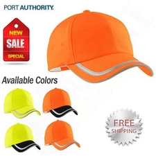 Port Authority Safety Construction Workwear Enhanced Visibility Cap M-C836