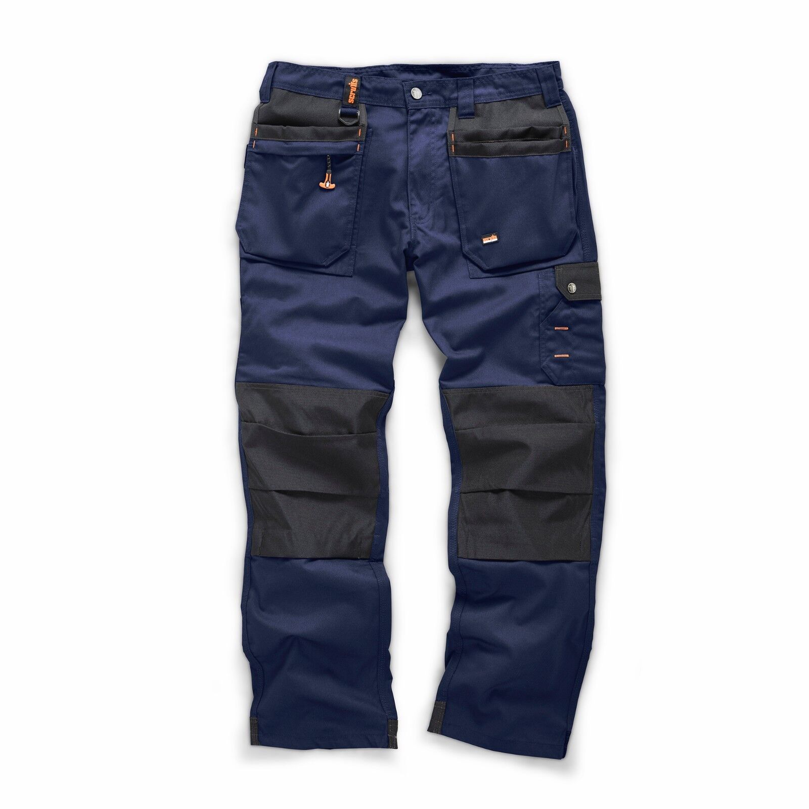 Mens Work Trousers Cargo Combat Knee Pad Pockets Black Navy Jikks Size  3240  eBay