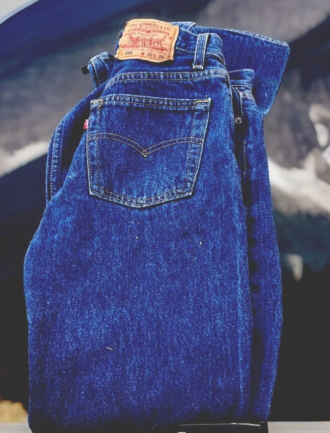 リーバイス501 MADE IN THE USA W30 L34 Levi's 501 Jeans Vintage Mens W30 L34 Straight Leg Button
