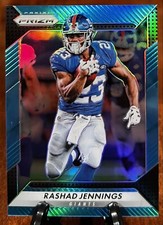 2016 Panini Prizm Light Blue Aqua Sapphire /199 #196 Rashad Jennings