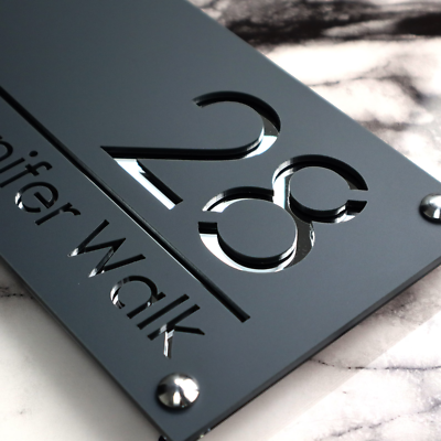 Door Number Plaques For Wall Personalised House Numbers, Signs House