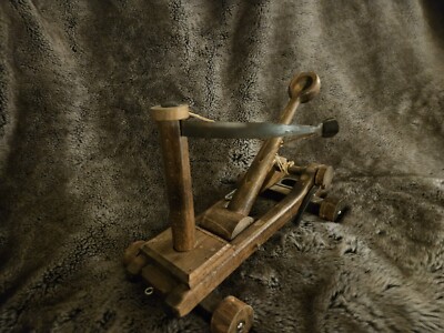 Vintage Unique Wooden Working Medieval Catapulta Catapult Vintage Unique Wooden Working Medieval Catapulta Catapult