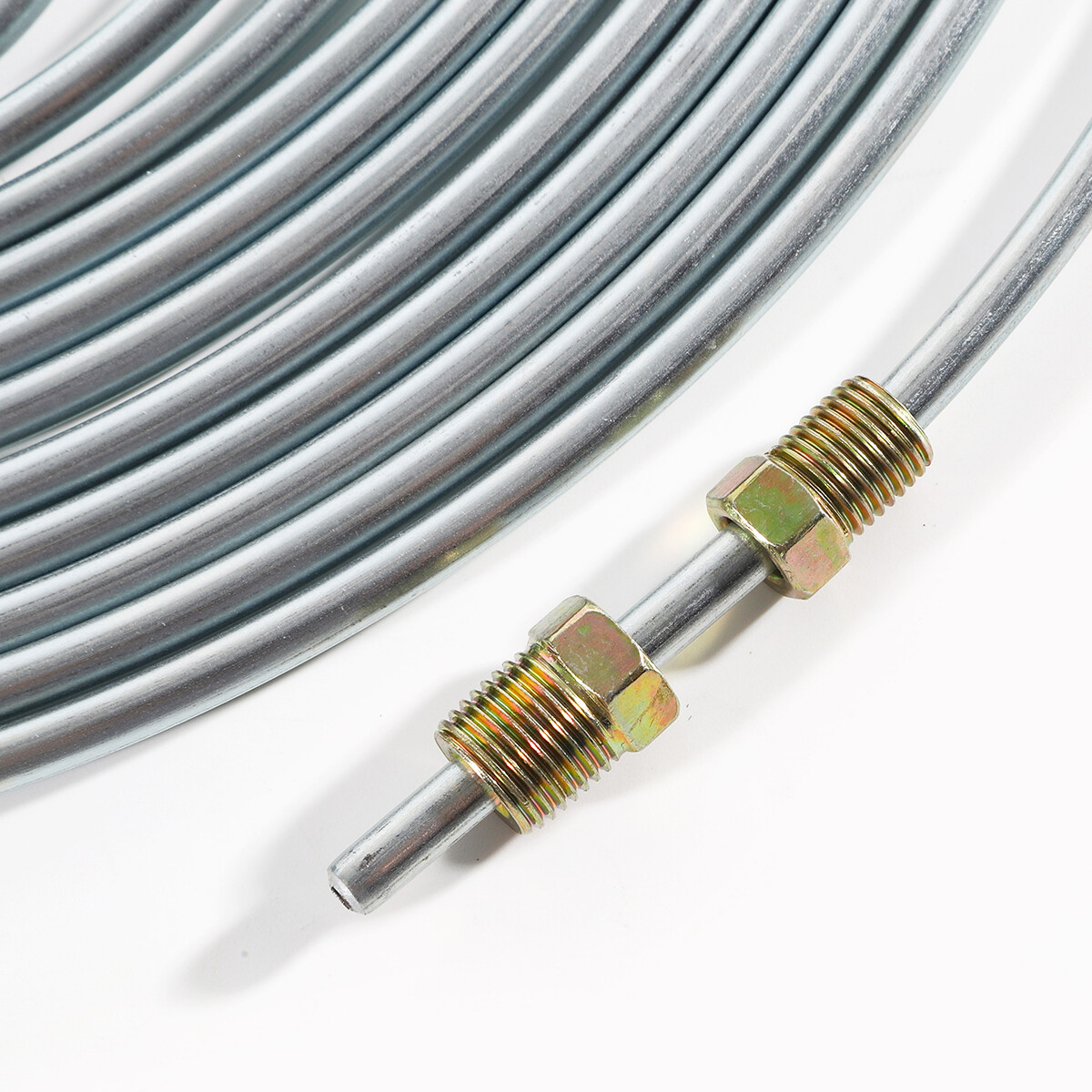 ZincCoated Brake Line Tubing Kit 25 Ft. of 3/16 w/ 32 Fittings eBay