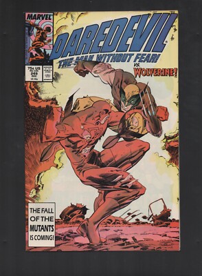 Marvel Comics Daredevil December 1987 VOL# 1 NO# 249 Comic Book