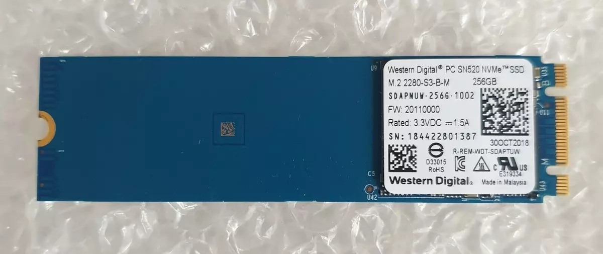Western Digital PC SN520 256GB SDAPNUW 256G 1002 NVMe M.2 2280 HP