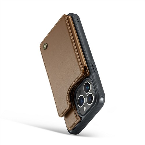 Leather Flip Wallet Case w/ RFID Blocking Card Holder for iPhone 13/14/15/16/17 - Picture 46 of 84