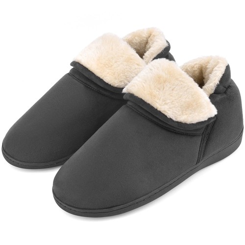 VONMAY Herren Warme Hausschuhe Stiefeletten Memory Foam Bequem Hausschuhe