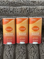 Lume Whole Body Deodorant Smooth Solid Clean Tangerine 2.6 oz 3 PACK SHIPS FAST