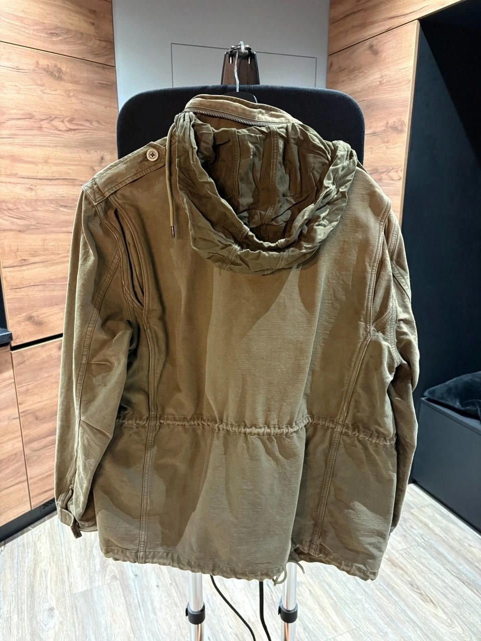 Rare PRPS Military M65 Field Jacket Olive Green Size M - Distressed Cotton Army - product detail image 3