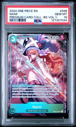 2024 Nami (Best Selection Vol. 1-) OP02-036 One Piece PSA 10 Gem Mint