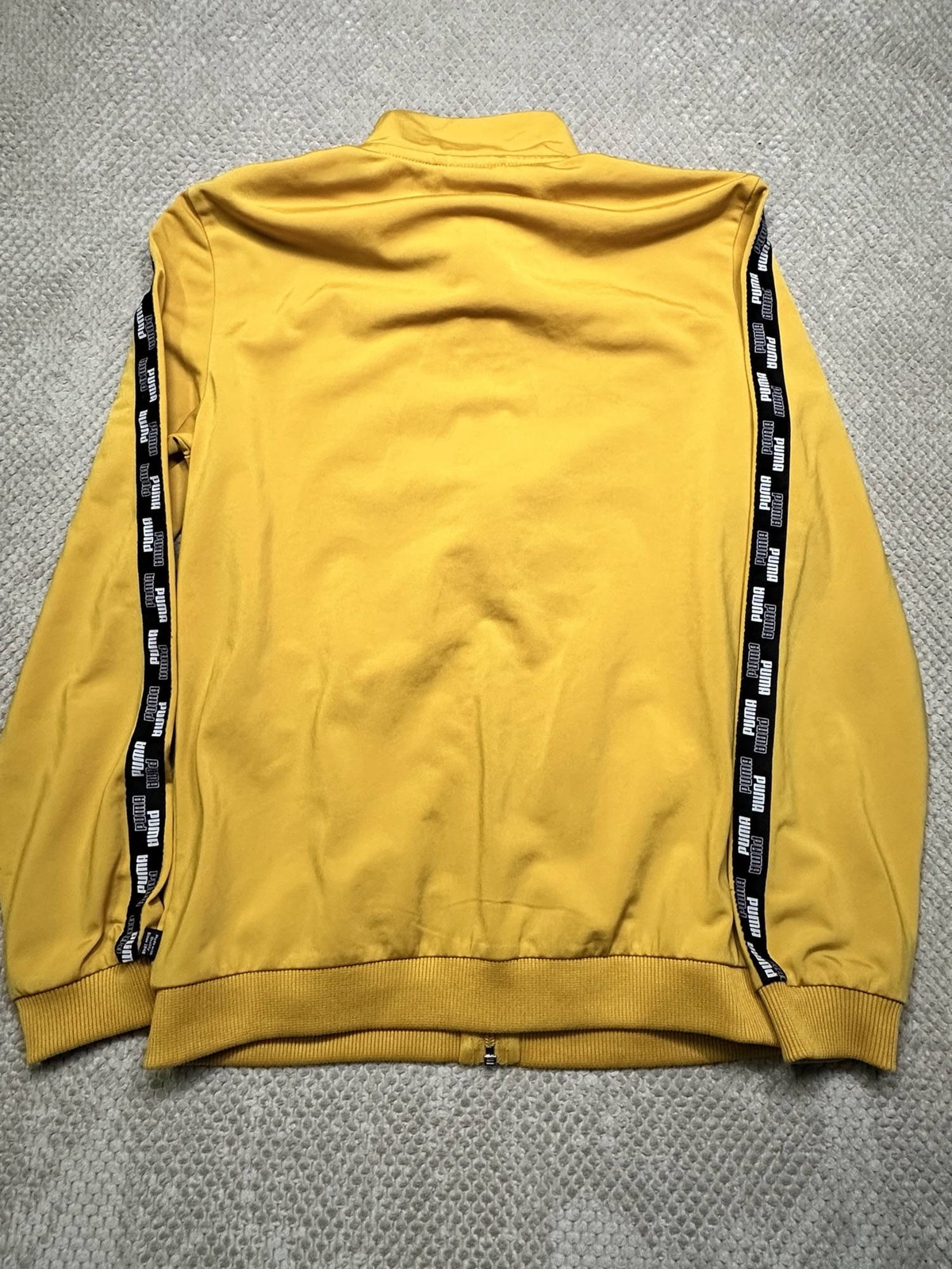 Puma Kids Long Sleeve Tracksuit Top Yellow Size Age 13-14 image 4