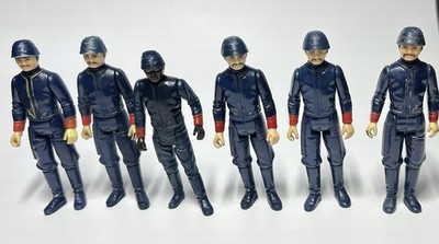 Vintage Star Wars 1980 BESPIN SECURITY GUARD Konvolut 6 Figuren beide Varianten HK