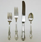 Joan Of Arc International Sterling Silver 4-PC Dinner Size Place Setting Early