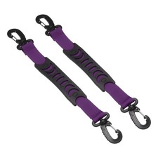 Roller Skate Lifter, Skate Leash with Carrying Handle 2 Pack 13 in Purple