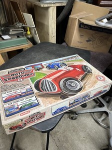 Schylling Auto Speedway Tin Windup Race Car Game NEW #3
