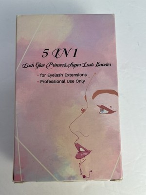 Lash Glue, Lash Bonder, Primer For Eyelash Extension Kit 5in1 New