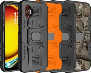 Boîtier robuste avec poignée d'anneau de support pour Samsung Galaxy XCover 7 Pro Téléphone (2025)