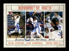 2013 Grandstand All Star multi signed  Mets Allan Dykstra Cesar Puello Rodriguez
