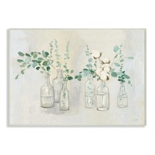 Flowers and Plants Neutral, 10 x 15 Inch Mounted Print on Wall Plaque Unframed