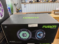 Fusion XS-FLT652SPB XS Series 6-1/2" 2-way marine tower speakers with RGB LED