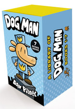 A Library of Dog Man (Books 1-7) Dav Pilkey - NEW (Free P+P)