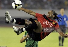 Match Worn Manchester United Boots Anderson Champions League 2009