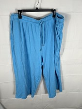 Woman Within Plus Size Sport-Knit Pull-On Capri Pants petite drawstring pockets