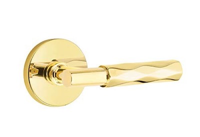 Emtek Select Passage, Disk Rosette, T-Bar Stem, Tribeca Handle US3NL LH