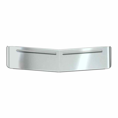 13in Post-Mount Sunvisor w/Louvered Lights for Curved Glass (1987plus) - 第 1/1 張圖片