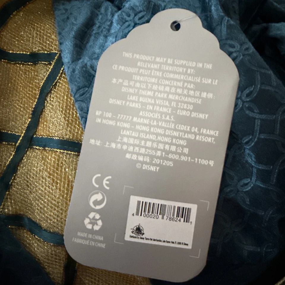 Vestido fantasia Disney Store Merida meninas glitter ouro verde princesa corajosa - Imagem 3 de 4