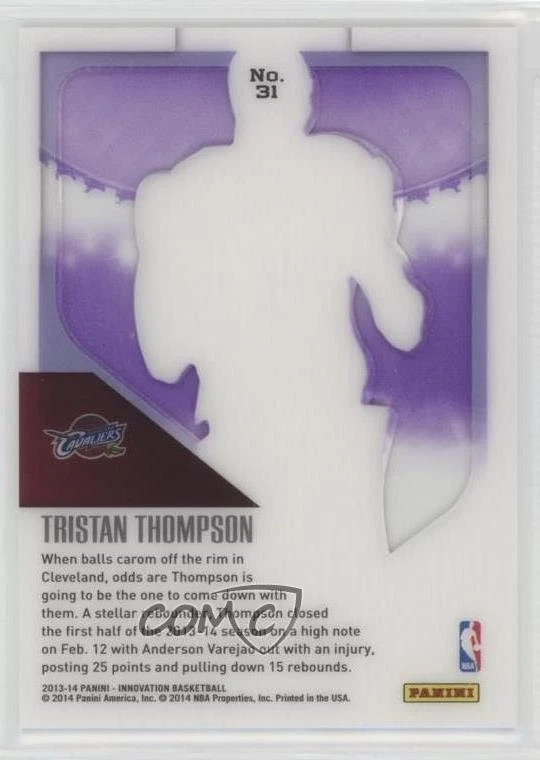 2013-14 Panini Innovation View Purple /60 Tristan Thompson #31 - Image 2 of 2