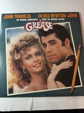 Grease Original Soundtrack 2 LP 1978 RSO John Travolta Olivia Newton-John