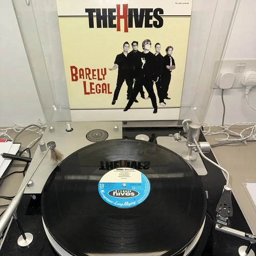 THE HIVES black Vinyl LP Barely Legal First  Press 1998 - Burning Heart  Records